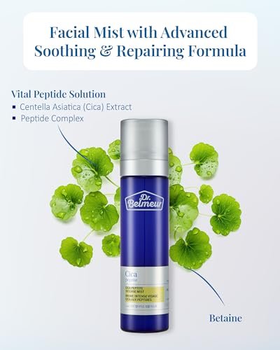 DR. BELMEUR Advanced CICA Intense Mist for Sensitive Skin – Ultra Fine Hydrating Face Mist with Centella Asiatica & Betaine (4.06 fl oz) - görsel 6