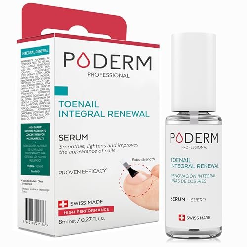 PODERM 2-in-1 Toenail Integral Renewal – Restore Discolored & Damaged Nails – Natural, Vegan, Swiss Made Avelisse