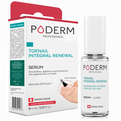 PODERM 2-in-1 Toenail Integral Renewal – Restore Discolored & Damaged Nails – Natural, Vegan, Swiss Made Avelisse