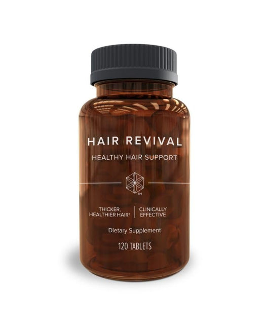 Isagenix Hair Revival - Natural Hair Growth & Thickening Supplement with Biotin, Amino Acids & Banana Flower Extract - 120 Tablets Avelisse
