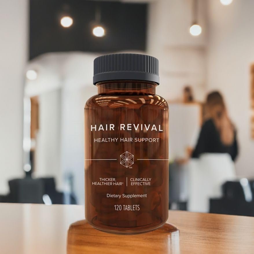 Isagenix Hair Revival - Natural Hair Growth & Thickening Supplement with Biotin, Amino Acids & Banana Flower Extract - 120 Tablets Avelisse