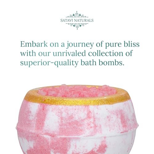 Satavi Naturals Crystal Bath Bombs Gift Set (6 Pack) – Aromatherapy Geode Fizzies with Nourishing Bath Salts – Lavender, Eucalyptus Mint & Citrus – Spa Gifts for Women, Relaxation & Moisturizing Avelisse