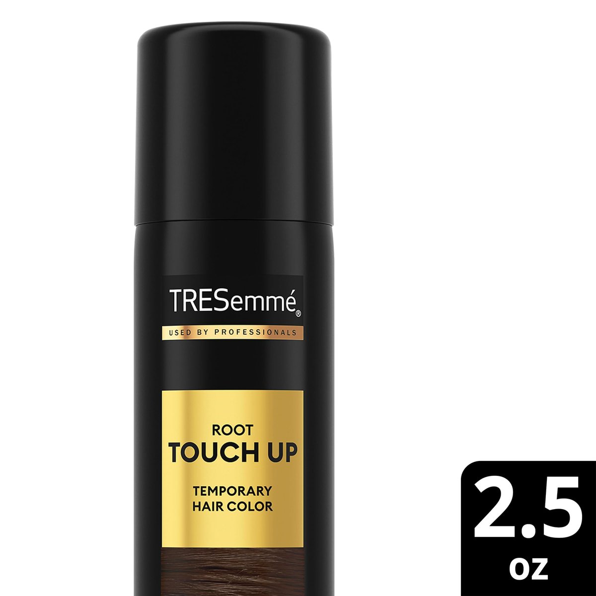 TRESemmé Root Touch Up Temporary Hair Color Spray, Dark Brown, Travel-Size 6-Pack – Instant Grey Coverage, 2.5 oz Each Avelisse