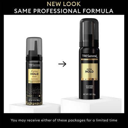 TRESemmé Shaping Mousse Extra Hold Travel-Size 12-Pack – 24H Frizz Control & Moisturizing Hair Mousse for Sculpting, 2 oz Each Avelisse