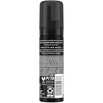 TRESemmé Shaping Mousse Extra Hold Travel-Size 12-Pack – 24H Frizz Control & Moisturizing Hair Mousse for Sculpting, 2 oz Each Avelisse