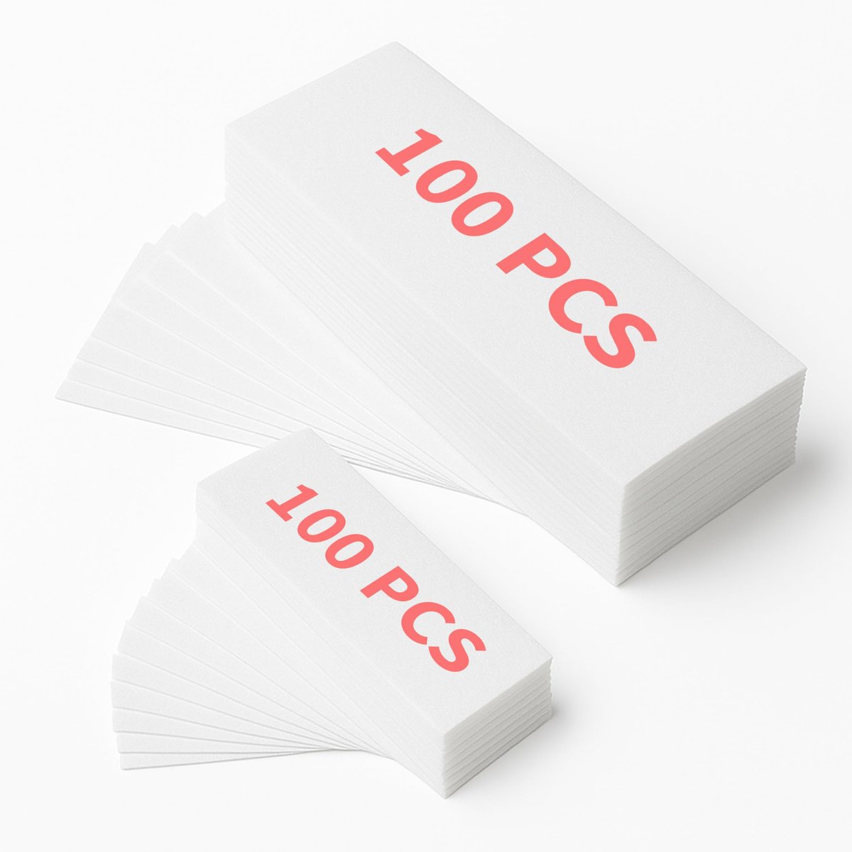 Amira Beauty 200 Non Woven Wax Strips for Hair Removal - Gentle Wax Paper for Face, Bikini, and Body - Pre-Cut, Tear Resistant Small and Large Strips - görsel 13