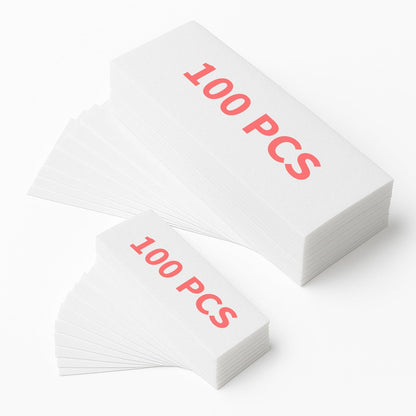 Amira Beauty 200 Non Woven Wax Strips for Hair Removal - Gentle Wax Paper for Face, Bikini, and Body - Pre-Cut, Tear Resistant Small and Large Strips