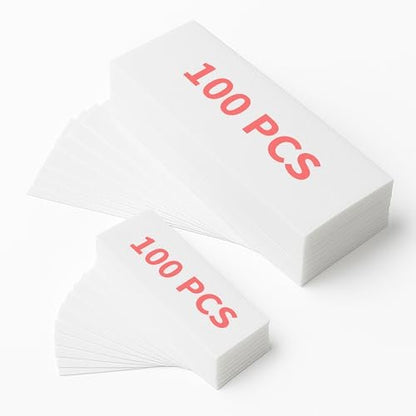 Amira Beauty 200 Non Woven Wax Strips for Hair Removal - Gentle Wax Paper for Face, Bikini, and Body - Pre-Cut, Tear Resistant Small and Large Strips