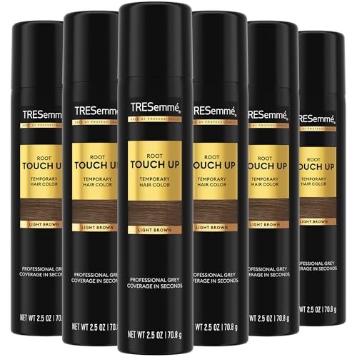 TRESemmé Light Brown Root Touch Up Spray - Temporary Hair Color for Travel, 2.5 oz (Pack of 6) Avelisse