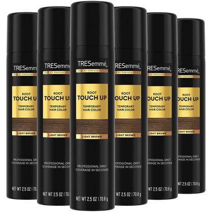 TRESemmé Light Brown Root Touch Up Spray - Temporary Hair Color for Travel, 2.5 oz (Pack of 6) Avelisse