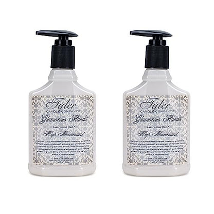 Tyler Glamorous Luxury Hand Soap Wash Pack of 2 - High Maintenance Scent, 8 oz Each