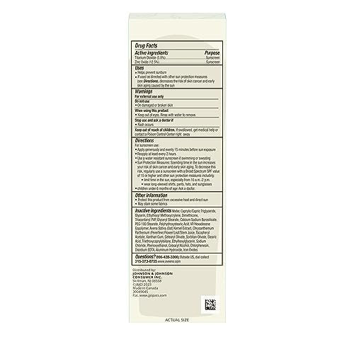 Aveeno Calm + Restore Daily Moisturizer Mineral Sunscreen SPF 30, Fragrance Free, 1.7 oz Avelisse