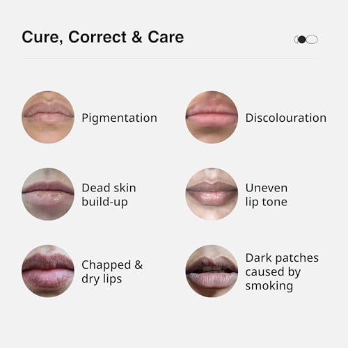 Cureskin Lightening Lip Scrub for Men & Women – Exfoliate & Brighten with Walnut Shell Powder, Beetroot & Squalane – 0.25 oz - görsel 8