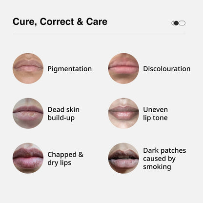 Cureskin Lightening Lip Scrub for Men & Women – Exfoliate & Brighten with Walnut Shell Powder, Beetroot & Squalane – 0.25 oz