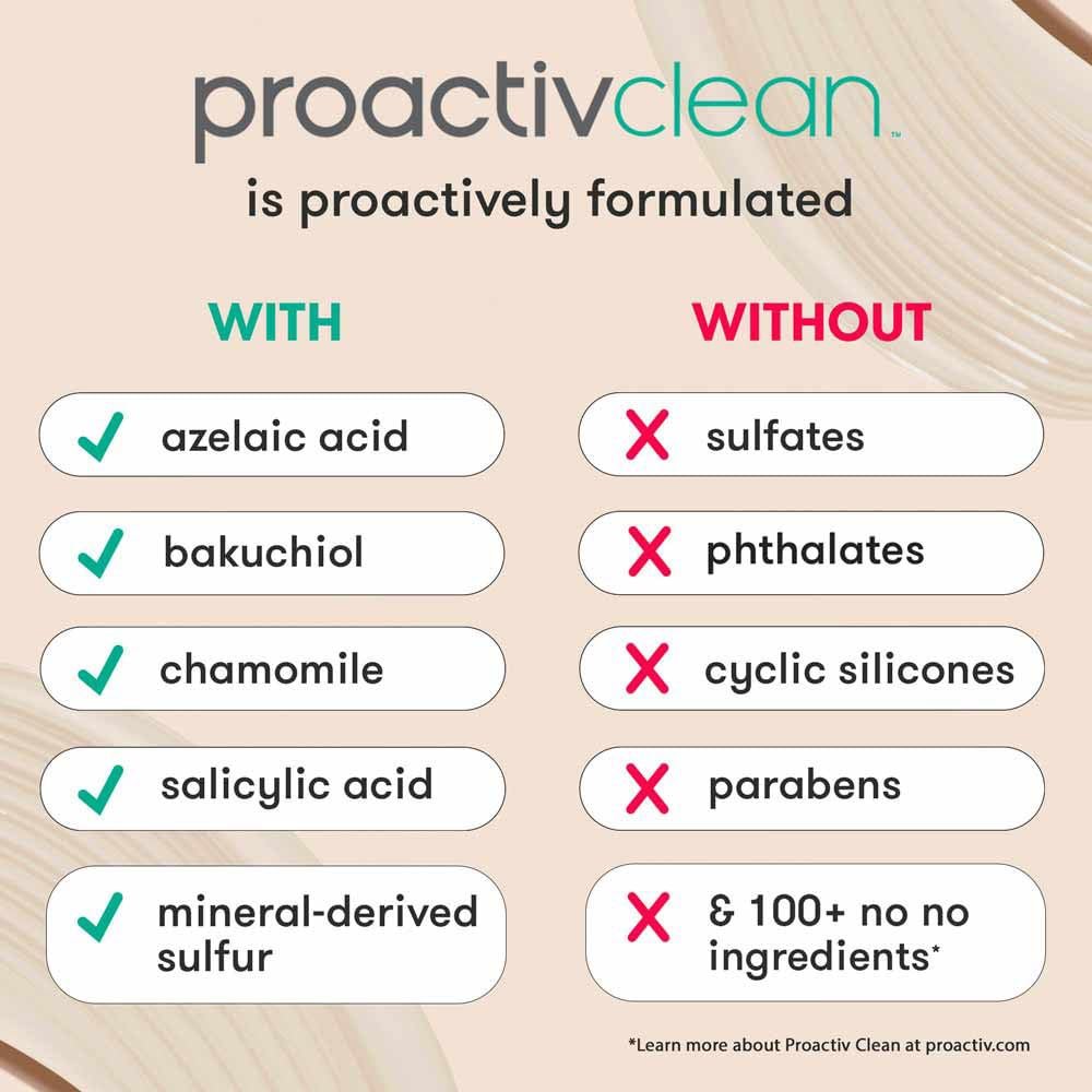 Proactiv Clean 3-Step Acne Routine with Pimple Patches – Sulfur Cleanser, Azelaic Acid Serum & Moisturizer for Sensitive Acne-Prone Skin – 30-Day Kit Avelisse