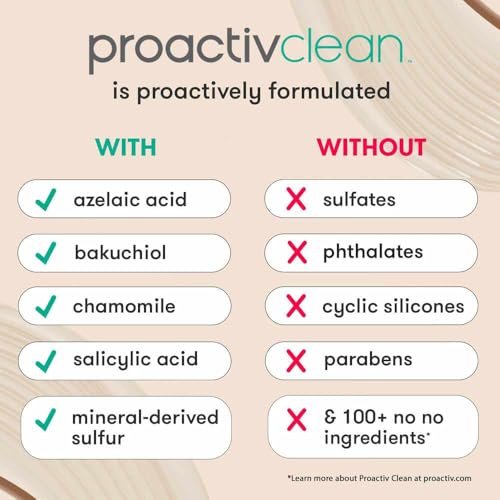 Proactiv Clean 3-Step Acne Routine with Pimple Patches – Sulfur Cleanser, Azelaic Acid Serum & Moisturizer for Sensitive Acne-Prone Skin – 30-Day Kit Avelisse