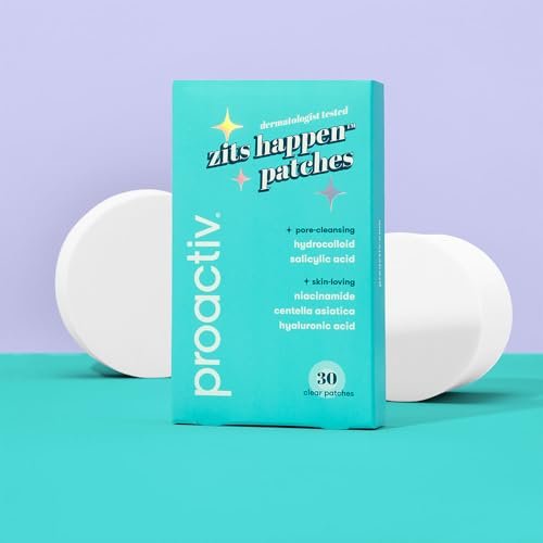 Proactiv Zits Happen Hydrocolloid Acne Patches with Salicylic Acid - 30 Count Pimple Patches for Face and Back Acne - görsel 6