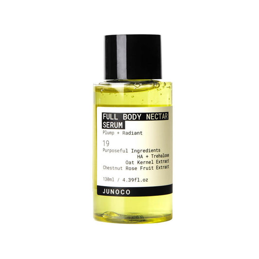 JUNO & Co. Full Body Nectar Serum – Lightweight Hydrating Body Serum with Hyaluronic Acid, Oat Kernel & Chestnut Rose Extracts, Fast-Absorbing Gel Texture, 130 ml / 4.39 fl oz Avelisse