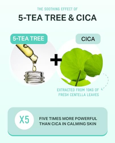 BRING GREEN Tea Tree CICA Soothing Toner - Mild Daily Skincare Toner for Cooling and Hydrating Effect, 8.5 Fl Oz (250ml) Avelisse