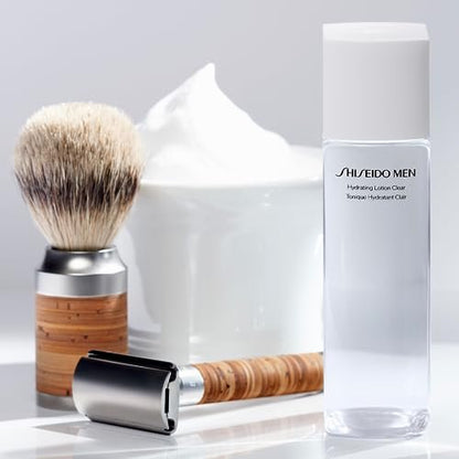 Shiseido Men Hydrating Lotion Clear - 5 oz - 12-Hour Hydration, Visibly Improves Roughness - Non-Comedogenic, Paraben Free & Mineral Oil Free Avelisse