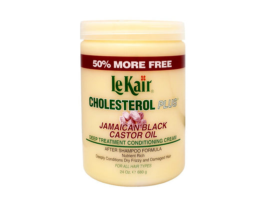 Le Kair Cholesterol Plus Jamaican Black Castor Oil Deep Treatment Conditioning Cream - 24 oz Avelisse
