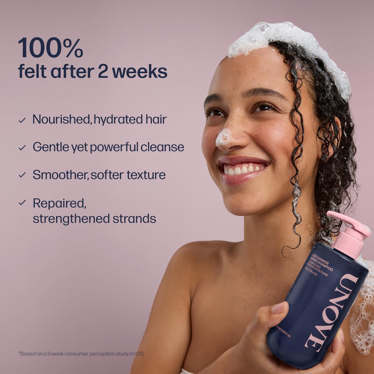 UNOVE Deep Damage Repair Shampoo - 500ml (16.91 fl oz) for Severely Damaged Hair - görsel 9