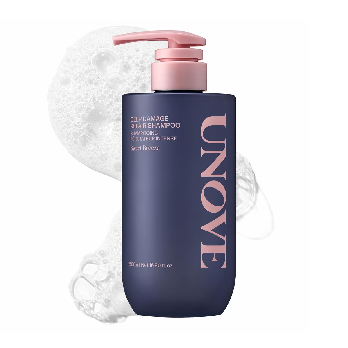 UNOVE Deep Damage Repair Shampoo - 500ml (16.91 fl oz) for Severely Damaged Hair - görsel 1