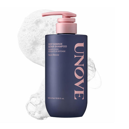 UNOVE Deep Damage Repair Shampoo - 500ml (16.91 fl oz) for Severely Damaged Hair
