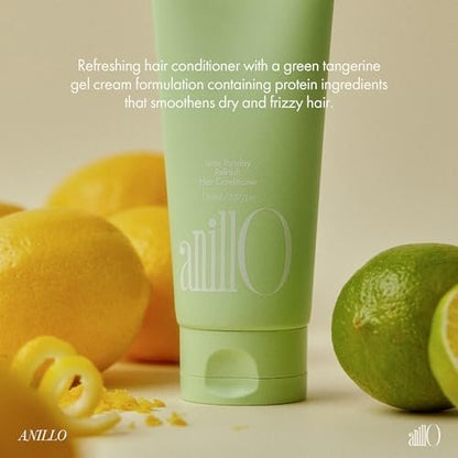 Lime Sunday Refresh Hair Vinegar with Vitamin C - Deep Cleansing Oily Scalp Treatment, Reduces Oil Production, Lime Citrus Scent, Silicone, Sulfate & Paraben Free (200ml / 6.76 fl.Oz)