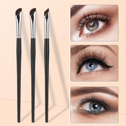 Etercycle 5-Piece Eyeliner Brush Set - Precision Fine Angled & Ultra Thin Slanted Flat Brushes for Professional Makeup Application