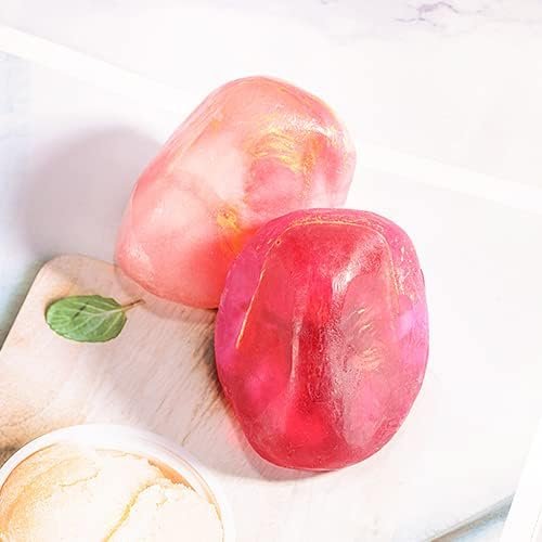 Bff Beauty Gemstone Soap Bar Set - 6pcs Hand, Face & Body Bar Soaps - Moisturizing Gift Set for Women & Men - Birthday, Valentine, Christmas Present Avelisse