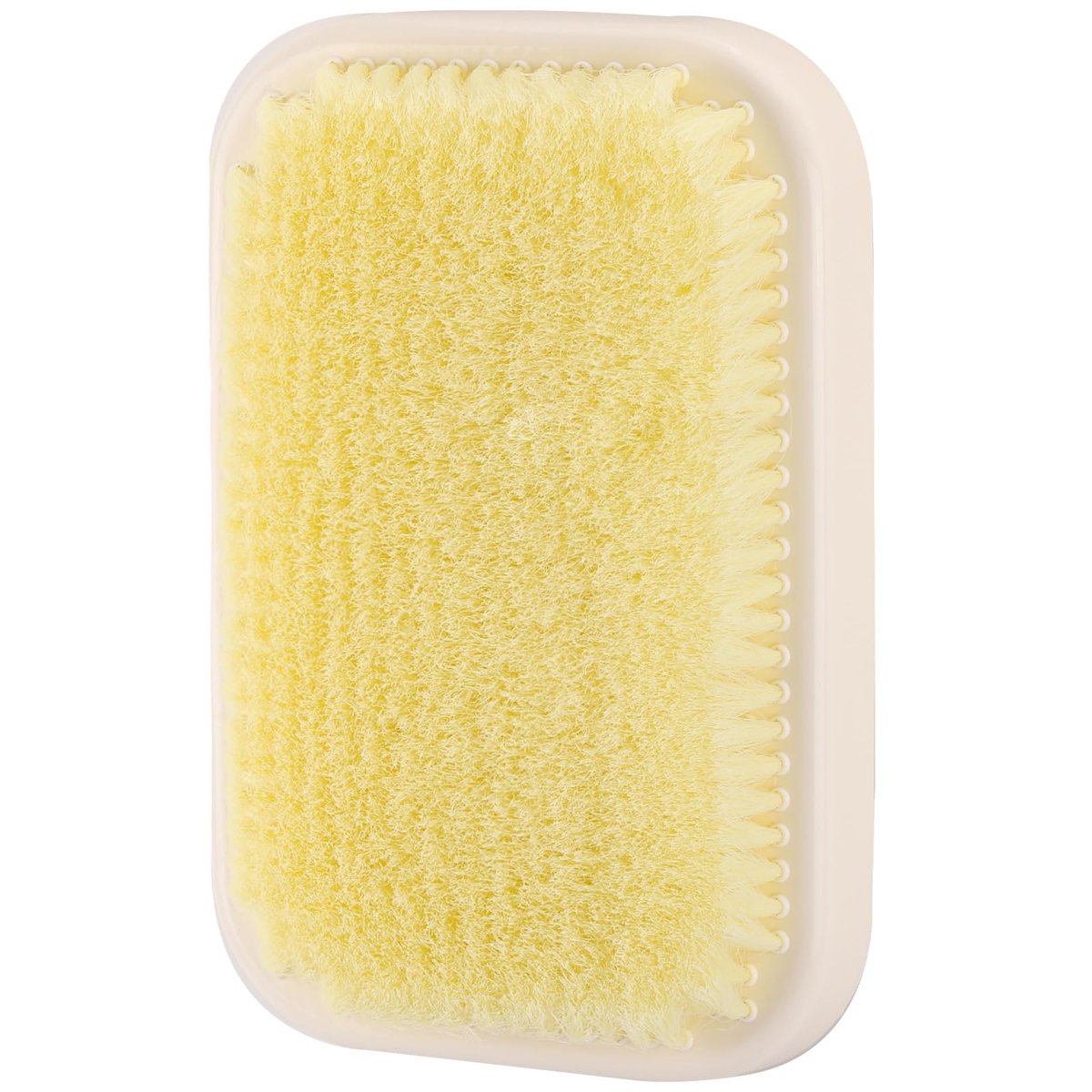 Tecbeauty Wall Mounted Back Scrubber for Shower - Hands-Free Exfoliating Bath Wash Pad for Men and Women, White Plastic Avelisse