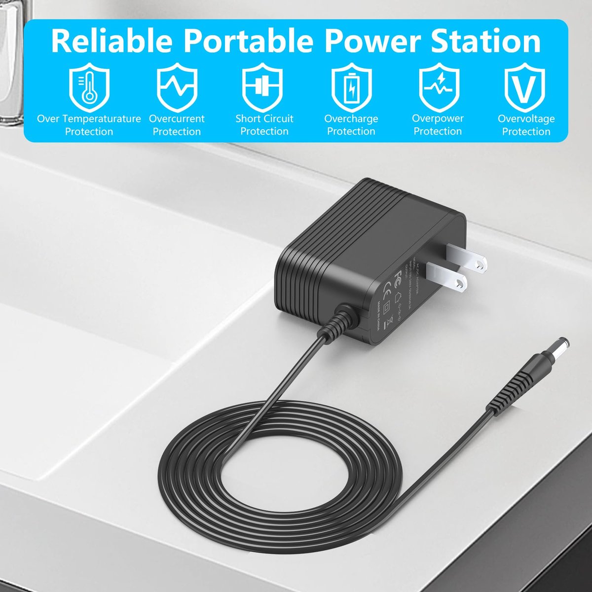 IOKOFJOA 4.9V Charger for Andis Slimline Pro Hair & Beard Trimmer – Compatible with Andis D-8 and Select Lithium-Ion Battery Clippers Avelisse