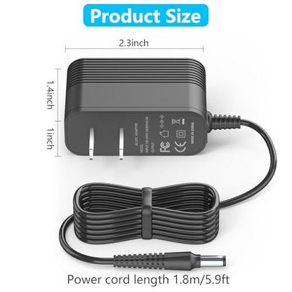 IOKOFJOA 4.9V Charger for Andis Slimline Pro Hair & Beard Trimmer – Compatible with Andis D-8 and Select Lithium-Ion Battery Clippers Avelisse