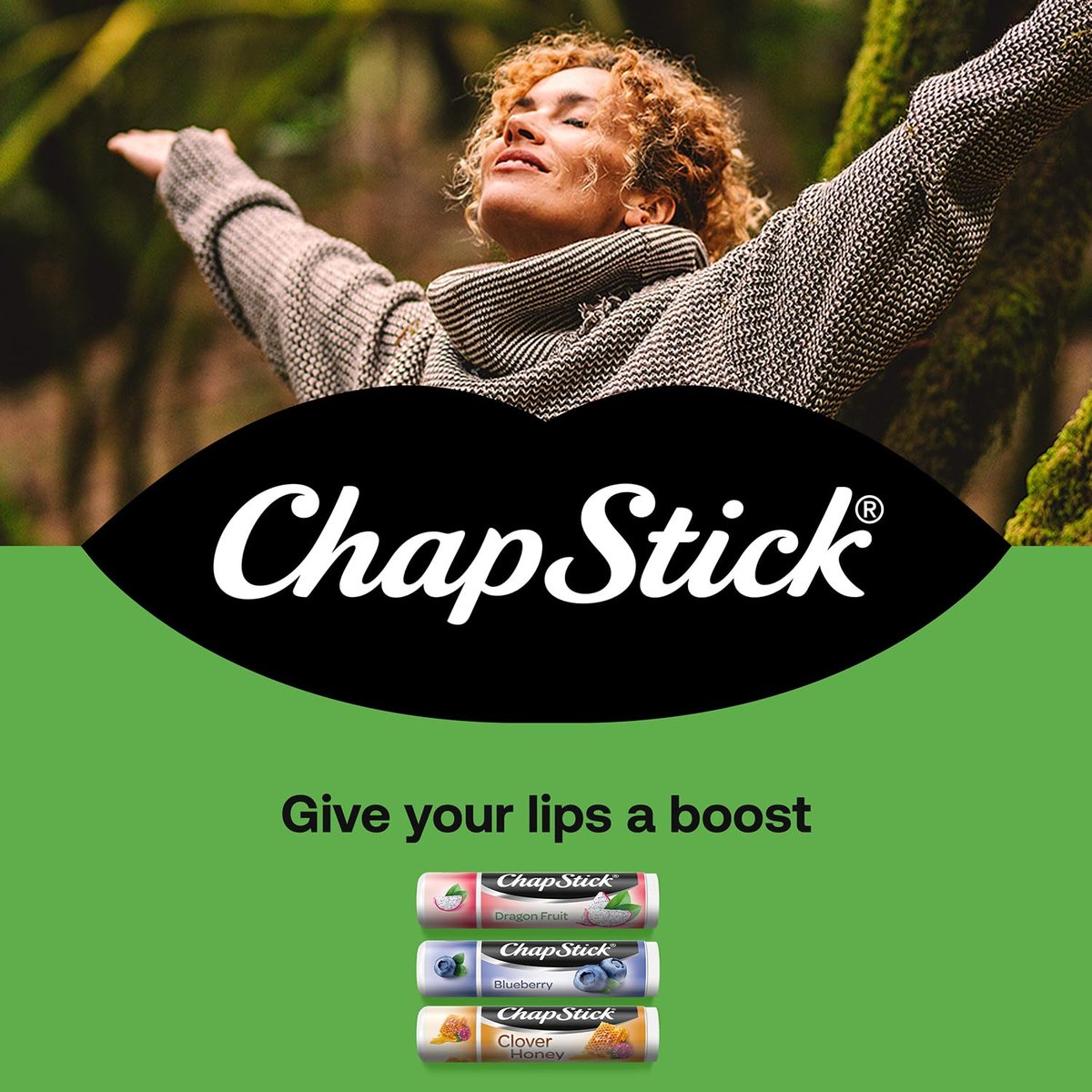 ChapStick Lip Balm Superfood Collection 3-Pack – Dragon Fruit, Blueberry & Clover Honey – Moisturizing Lip Care for Dry Lips, 0.15 oz Each - görsel 3