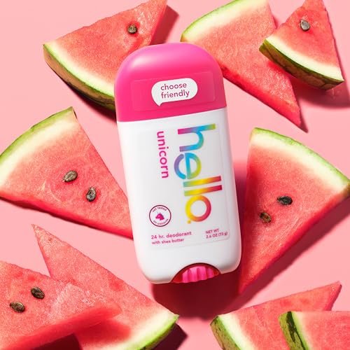 Hello Unicorn Aluminum Free Deodorant for Women and Men with Shea Butter, 24-Hour Freshness, Baking Soda Free Deodorant, Dermatologically Tested, 2.6 oz Stick - görsel 12