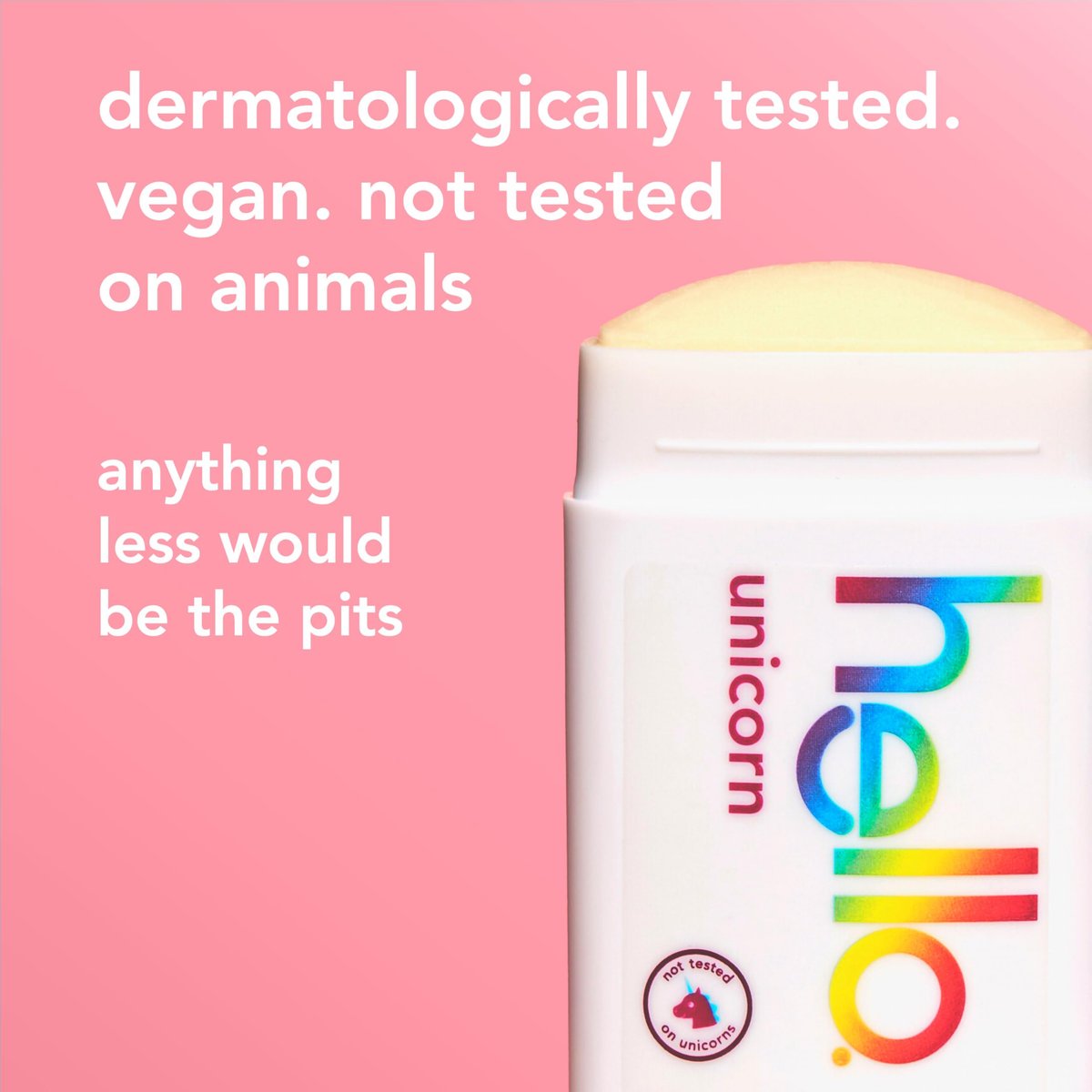 Hello Unicorn Aluminum Free Deodorant for Women and Men with Shea Butter, 24-Hour Freshness, Baking Soda Free Deodorant, Dermatologically Tested, 2.6 oz Stick - görsel 7