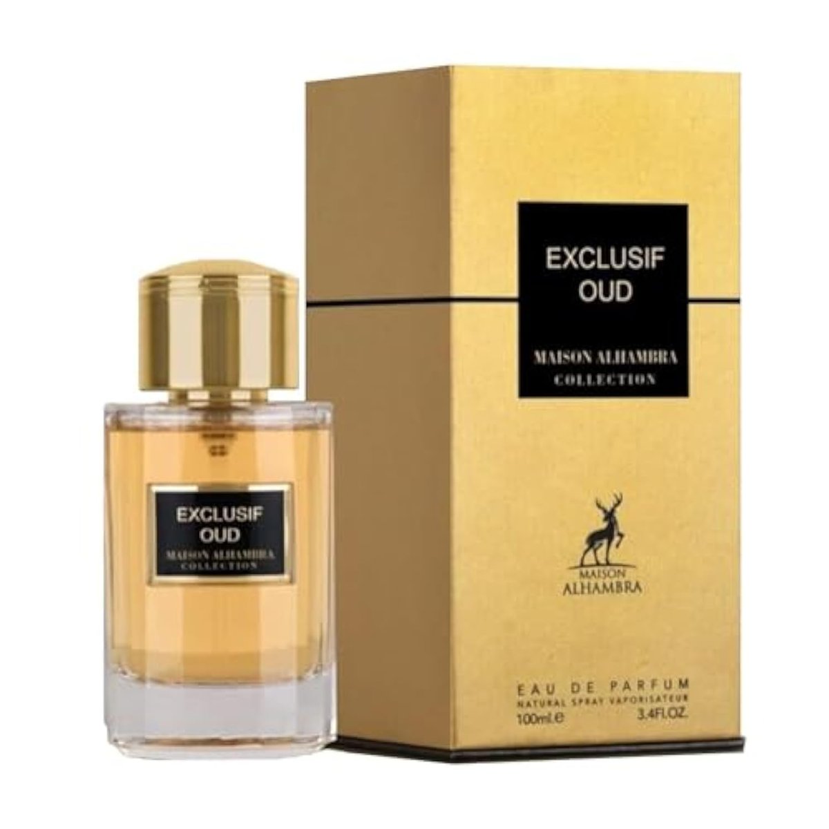 Exclusif Oud by Maison Alhambra for Unisex - 3.4 oz EDP Spray - görsel 1