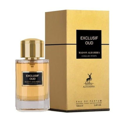 Exclusif Oud by Maison Alhambra for Unisex - 3.4 oz EDP Spray