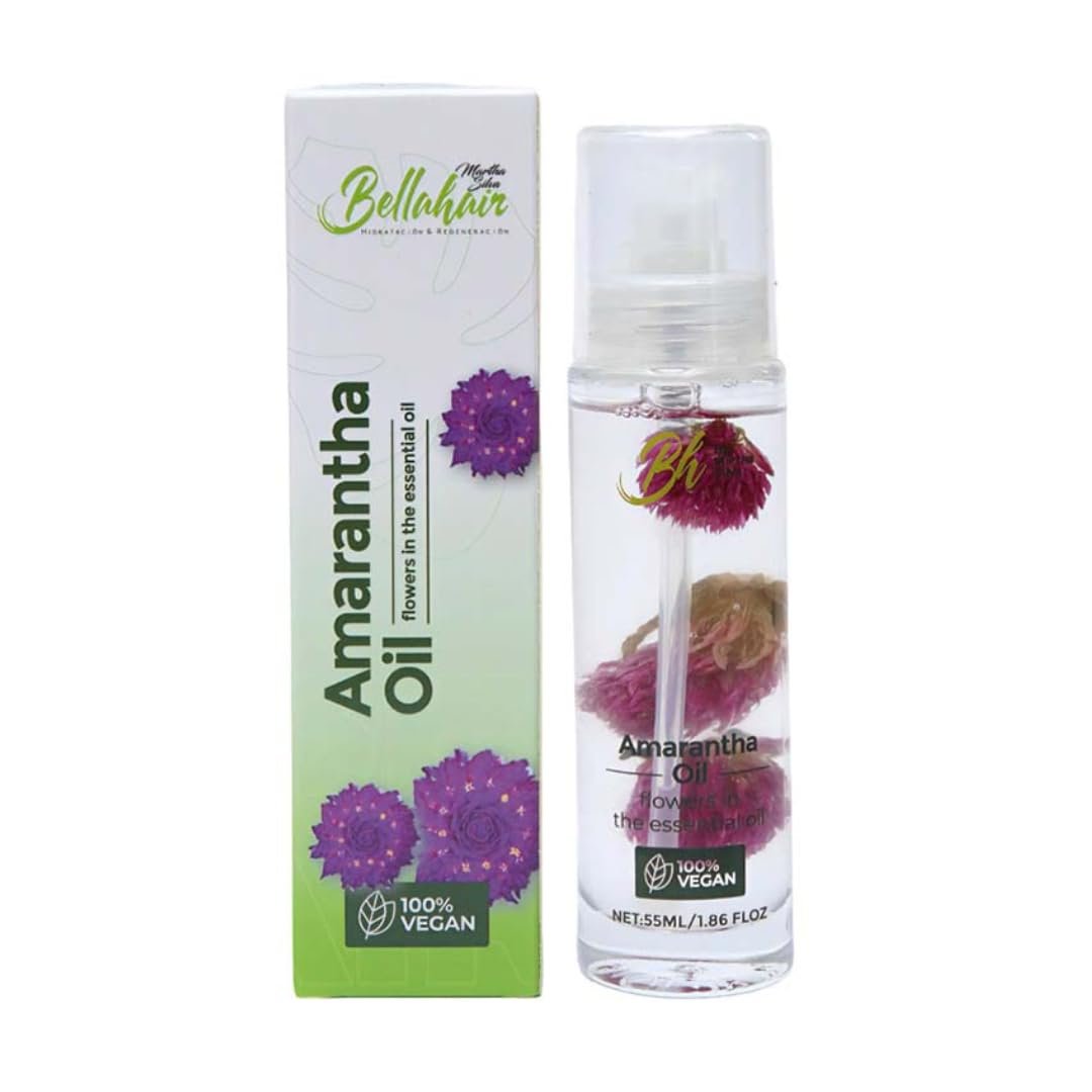 Bellahair Revive, Strengthen & Shine Luxurious Natural Hair Oil with Amaranth Oil – 2 Fl Oz - görsel 1