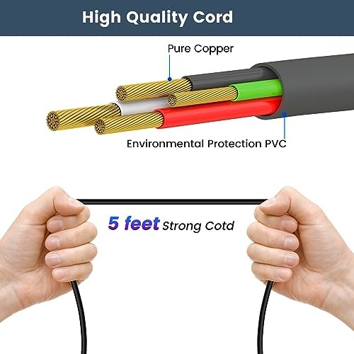 IOKOFJOA 4.5V Charger for BaByliss PRO FX870 FX788 FX787 FXSSM FX820 FX726 FX825 Outlining Trimmer – Compatible with GOLDFX Hair Clippers Power Adapter - görsel 6