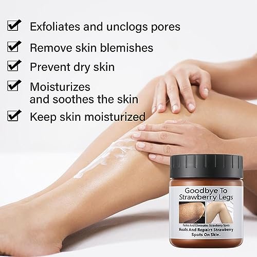YAFUSIPE Strawberry Legs Treatment - Niacinamide Resurfacing Cream for Keratosis Pilaris, Hydrating Body Moisturizer for Women & Men, 4.2 Fl Oz Avelisse