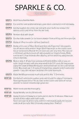 Sparkle & Co. Dip Powders – Caribbean Rum Punch (Coral to Pink Temp Change) 1 oz Dipping Powder for DIY Manicure - görsel 6
