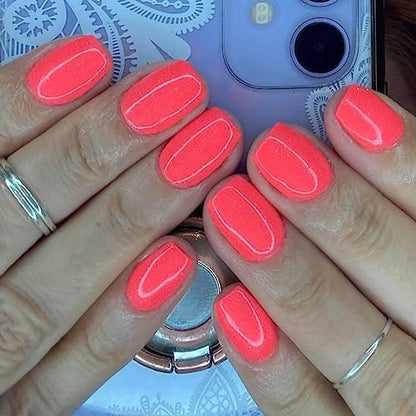 Sparkle & Co. Dip Powders – Caribbean Rum Punch (Coral to Pink Temp Change) 1 oz Dipping Powder for DIY Manicure