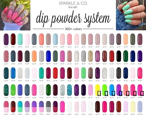 Sparkle & Co. Dip Powders – Caribbean Rum Punch (Coral to Pink Temp Change) 1 oz Dipping Powder for DIY Manicure - görsel 8