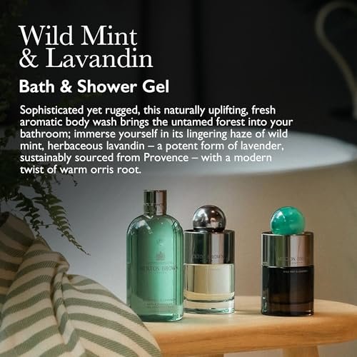 Molton Brown Wild Mint & Lavandin Body Wash – 10 fl. oz. Invigorating Shower Gel - görsel 6
