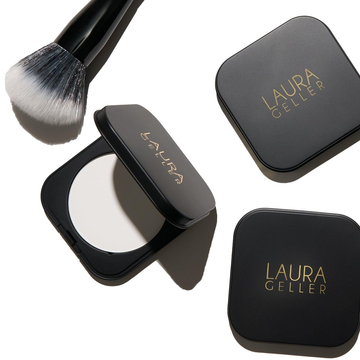 LAURA GELLER NEW YORK Matte Maker Pressed Setting Powder - Translucent - Oil-Control & Filter-Like Finish - All Skin Types Avelisse