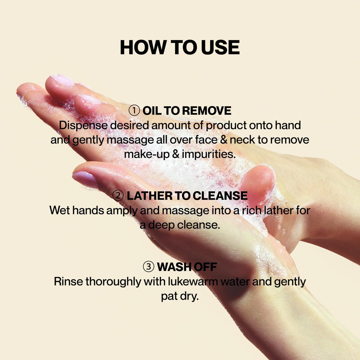 Knours. Korean 2-in-1 Makeup Remover | Oil-to-Foam Non-Stripping Cleanser | Jojoba + Honey | Non-Drying | 145ml/4.97oz Avelisse
