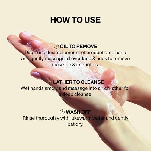 Knours. Korean 2-in-1 Makeup Remover | Oil-to-Foam Non-Stripping Cleanser | Jojoba + Honey | Non-Drying | 145ml/4.97oz Avelisse