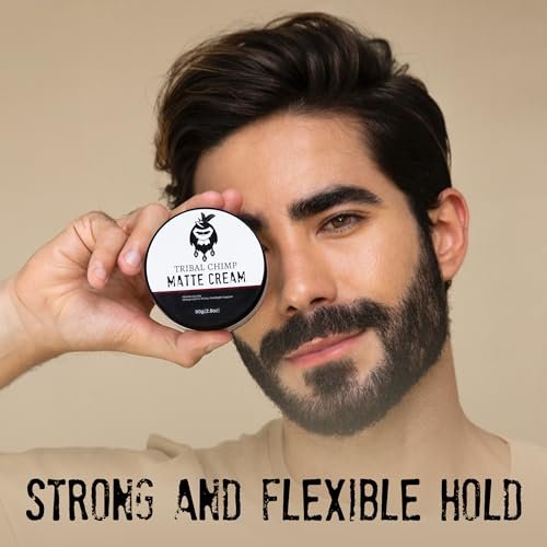 Tribal Chimp Matte Hair Styling Paste for Men – Medium to Strong Hold, Matte Finish, 80g Avelisse